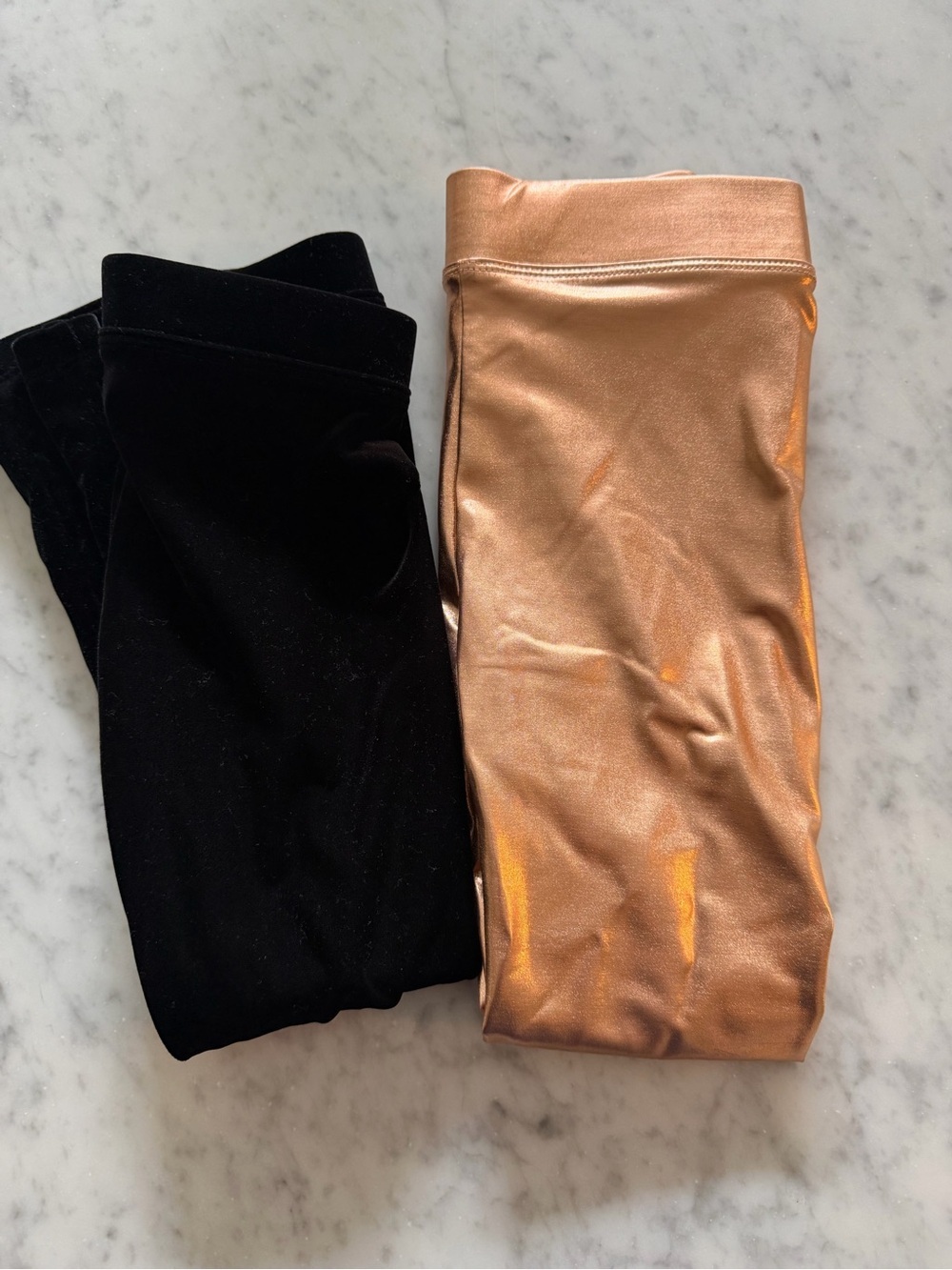 Pair of Crewcuts leggings sizes 5 and 6